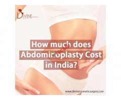 How much does abdominoplasty cost in India?