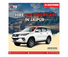 Fortuner car rental services in Jaipur