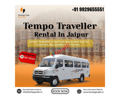 Tempo traveller service provider in Jaipur, Rajasthan